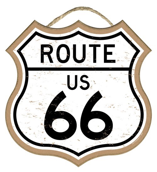 Route 66 Wood Plaques