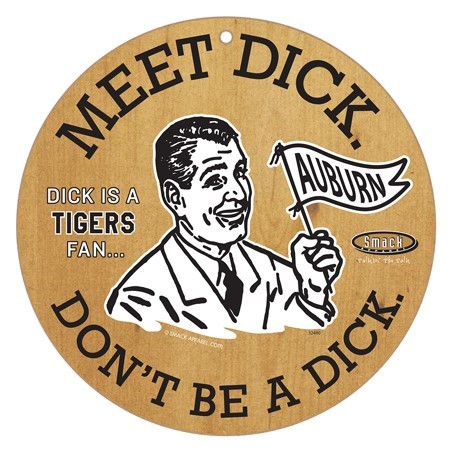 Sports Anti - Round Plaques from Smack Apparel