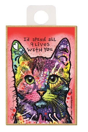 Dean Russo Dog & Cat Wood Magnets