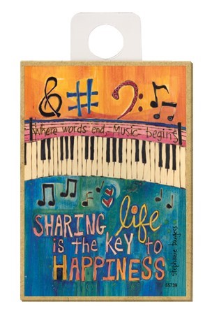 Painted Peace - Stephanie Burgess Wood Magnets