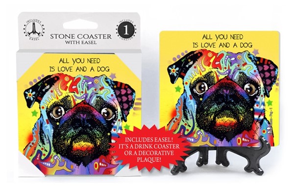 Dean Russo Funky Dog Art Coasters