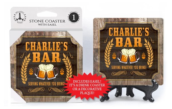 Manly Men Name Program Stone Coasters