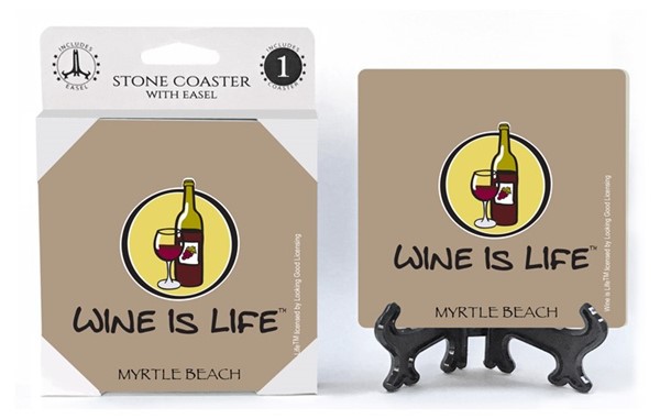 Wine is Life Coasters