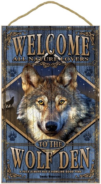 Nature Welcome Wood Signs
