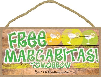 5" x 10" Beach Whitewashed Signs