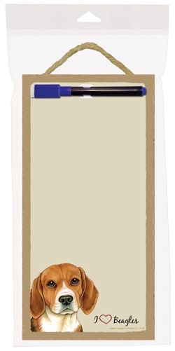 5" x 10" Wood Memo Boards with Dogs
