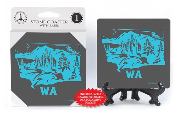 Washington Stone Coasters