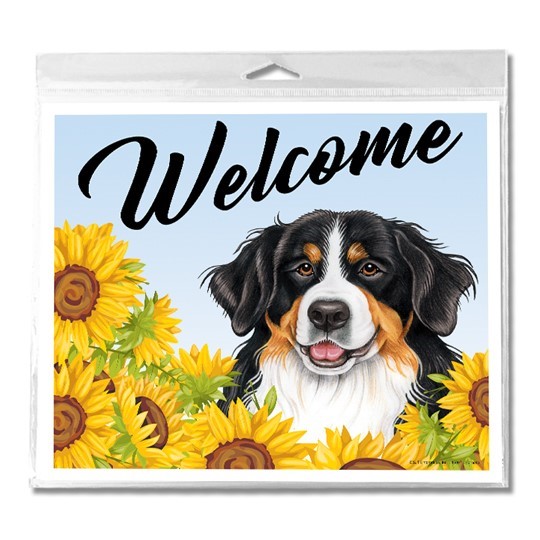 WELCOME DOG BREED 9" x 8" MINI YARD SIGNS