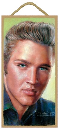 Elvis Presley Full Color Wood Sign 14039