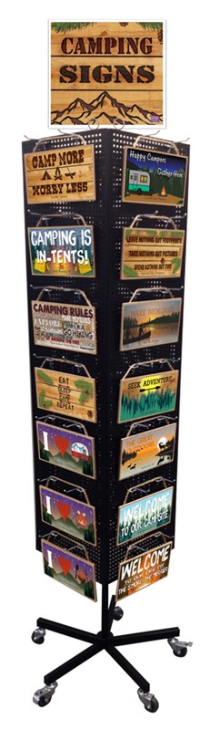 1 - Camp / RV Sign Display with mountain theme - contains 28 camping / RV 5... 485047