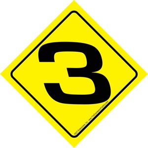 3 (Dale Earnhardt's number in the "famous font.") Auto Attitudes Car Signs … 23073