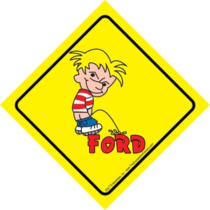 1 - Picture of a boy "peeing" on the word "Ford" (he looks like Calvin.) Au… 23079