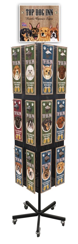 1 - 5" x 15" Dog Breed Bottle Opener Plaque Display featuring the artwork o... 485028