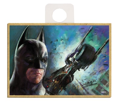 Batman (Dark Knight) & motorcycle wood fridge magnets featuring the artwork… 14630