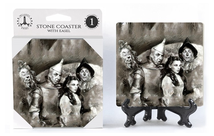 Wizard of Oz features the artwork of Haiyan absorbent stone coaster 1-pack ... 74799