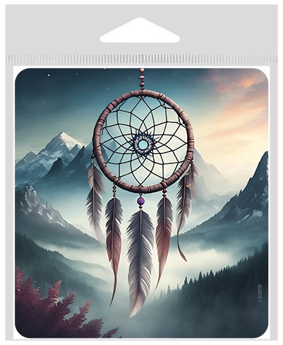 Dream Catcher large 4" x 4.25" vinyl sticker LS00059