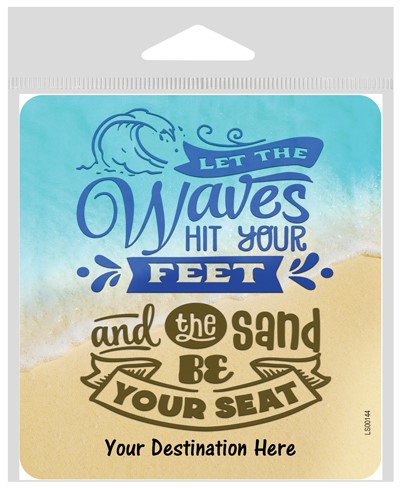 Let the waves hit your feet and the sand be your seat LS00144