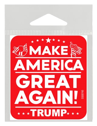 Make America Great Again! Trump - Red Small Sticker SS00743