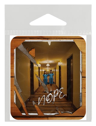 The Shining - "Nope" - photo of twins in hallway vinyl sticker SS00896