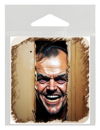 The Shining - Jack, evil smiling through broken door vinyl sticker SS00905